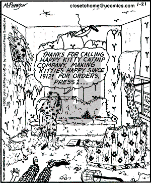 Close to Home - Monday January 21, 2002 Comic Strip