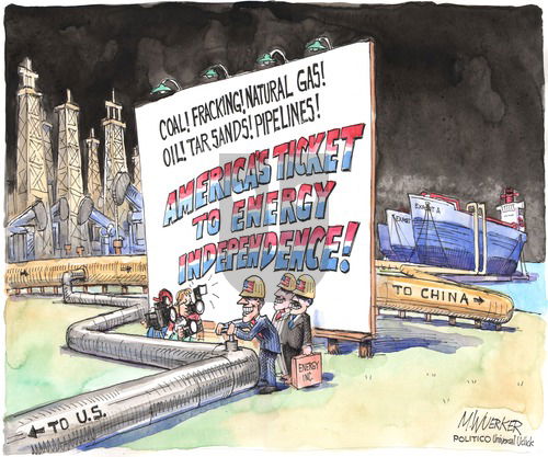 Matt Wuerker on Sunday January 26, 2014 Comic Strip