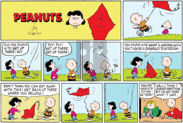 Peanuts - Sunday March 1, 1998 Comic Strip