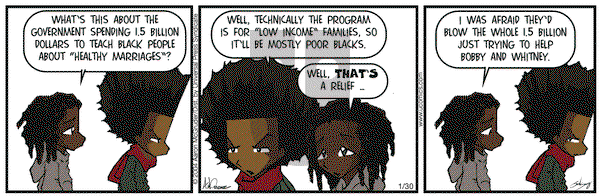 The Boondocks on Friday January 30, 2004 Comic Strip