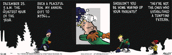 Frazz on Thursday December 25, 2008 Comic Strip
