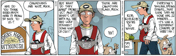 Get Fuzzy on Saturday November 29, 2003 Comic Strip