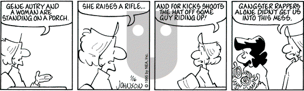 Arlo and Janis on Monday January 16, 1995 Comic Strip