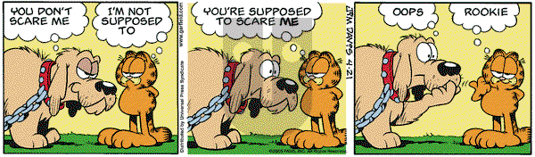 Garfield on Thursday April 21, 2005 Comic Strip