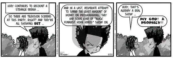 The Boondocks on Wednesday June 20, 2001 Comic Strip