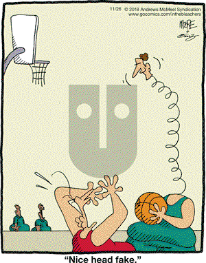 In the Bleachers on Monday November 26, 2018 Comic Strip