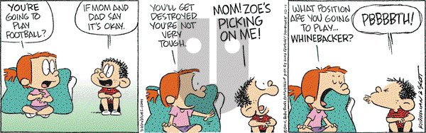 Baby Blues on Wednesday October 1, 2014 Comic Strip