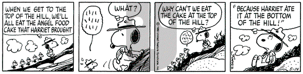 Peanuts on Wednesday May 14, 1980 Comic Strip