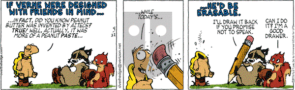 Over the Hedge on Monday April 22, 2013 Comic Strip