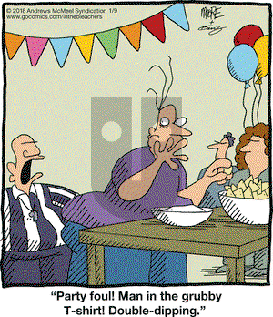 In the Bleachers on Tuesday January 9, 2018 Comic Strip