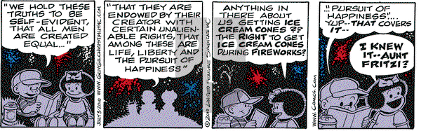 Nancy on Saturday July 3, 2010 Comic Strip