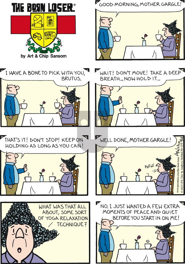 The Born Loser on Sunday February 23, 2025 Comic Strip