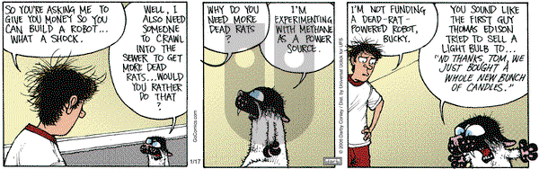 Get Fuzzy on Friday January 17, 2014 Comic Strip