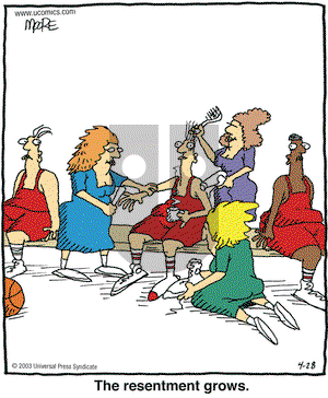 In the Bleachers on Monday April 28, 2003 Comic Strip