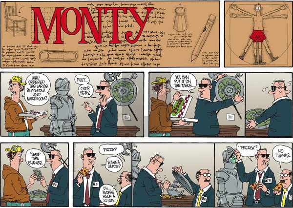 Monty on Sunday April 7, 2013 Comic Strip
