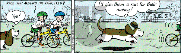 Fred Basset on Wednesday July 8, 2015 Comic Strip