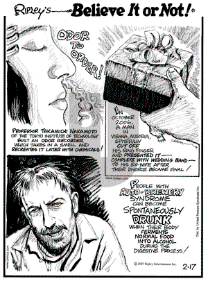 Ripley's Believe It or Not on Saturday February 17, 2007 Comic Strip