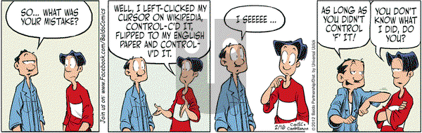 Baldo on Thursday February 16, 2012 Comic Strip
