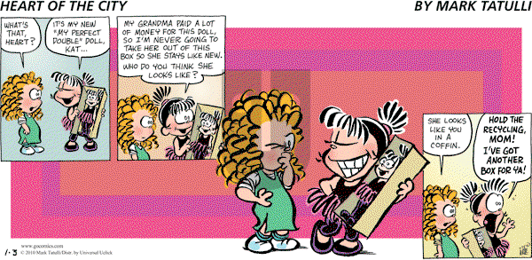 Heart of the City on Sunday January 3, 2010 Comic Strip