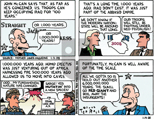 Ted Rall on Monday January 14, 2008 Comic Strip