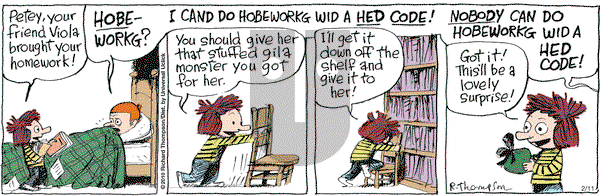 Cul de Sac on Wednesday February 11, 2015 Comic Strip