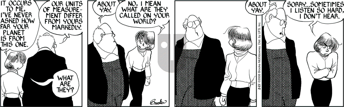 9 Chickweed Lane - Thursday February 21, 2008 Comic Strip