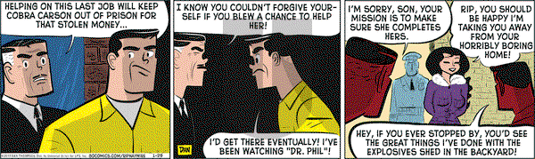 Rip Haywire on Thursday January 29, 2015 Comic Strip