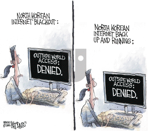 Matt Davies on Monday December 29, 2014 Comic Strip