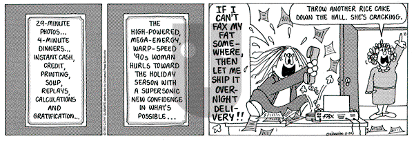 Cathy Classics on Friday November 20, 1992 Comic Strip