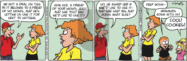 Cleats - Thursday July 1, 2004 Comic Strip
