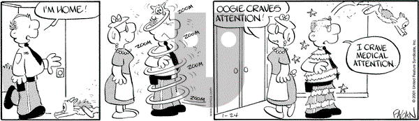 Drabble on Monday January 29, 2001 Comic Strip