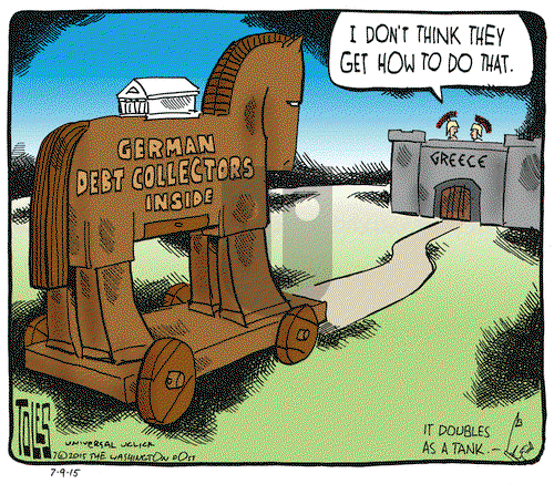 Tom Toles on Thursday July 9, 2015 Comic Strip