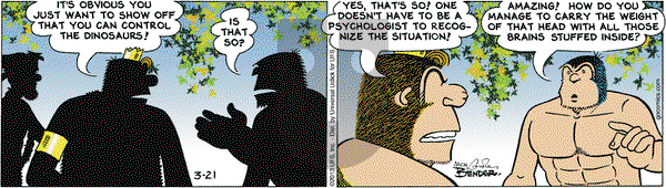 Alley Oop on Thursday March 21, 2013 Comic Strip