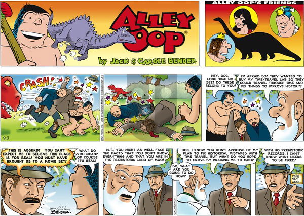 Alley Oop on Sunday September 3, 2017 Comic Strip