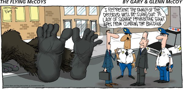 The Flying McCoys on Sunday September 23, 2012 Comic Strip