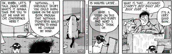 Get Fuzzy on Friday March 8, 2002 Comic Strip