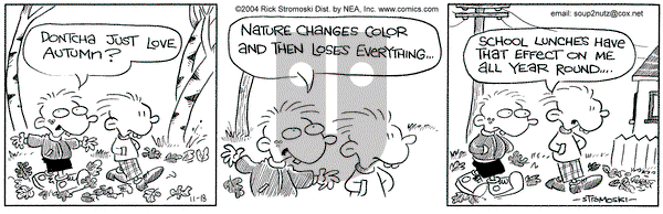Soup to Nutz - Old on Thursday November 18, 2004 Comic Strip