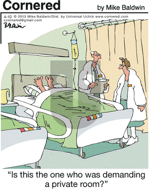 Cornered on Wednesday April 10, 2013 Comic Strip