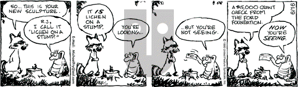 Over the Hedge on Friday June 16, 1995 Comic Strip