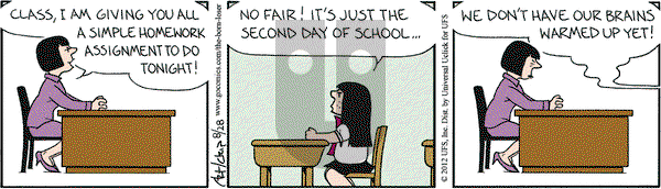 The Born Loser on Tuesday August 28, 2012 Comic Strip