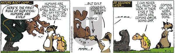 Over the Hedge on Friday September 7, 2012 Comic Strip