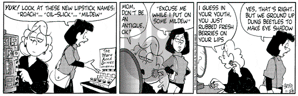 Luann on Thursday November 28, 1996 Comic Strip