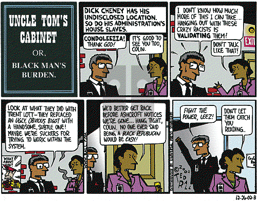 Ted Rall on Saturday December 28, 2002 Comic Strip