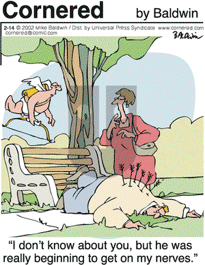 Cornered on Thursday February 14, 2002 Comic Strip