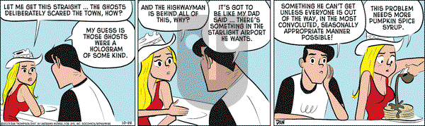 Rip Haywire on Saturday October 26, 2019 Comic Strip