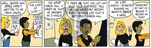 Luann on Monday March 21, 2005 Comic Strip