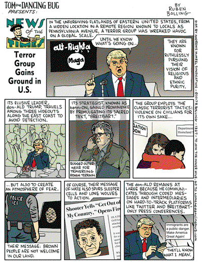 Tom the Dancing Bug on Monday February 27, 2017 Comic Strip