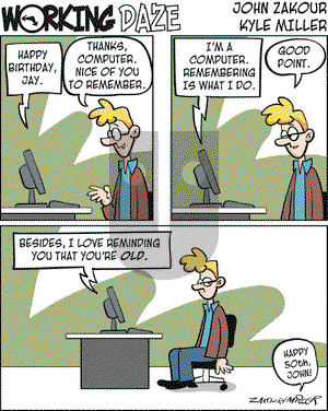Working Daze on Saturday November 24, 2007 Comic Strip