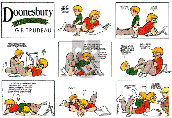Doonesbury on Sunday October 18, 1987 Comic Strip