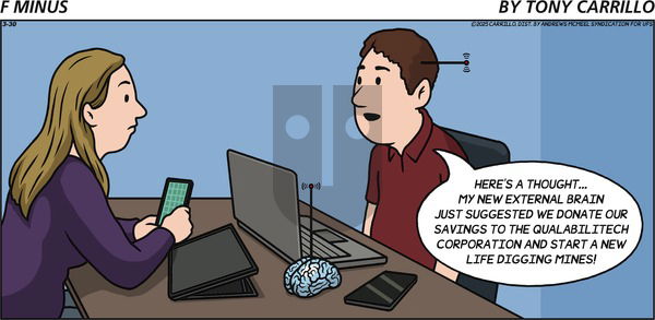 F Minus on Sunday March 30, 2025 Comic Strip